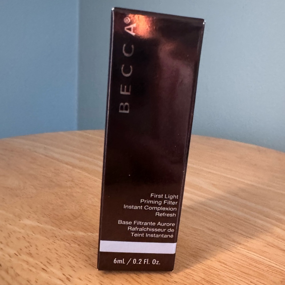 Becca First Light Priming Filter Instant Complexion Refresh 0.2oz. Travel Size